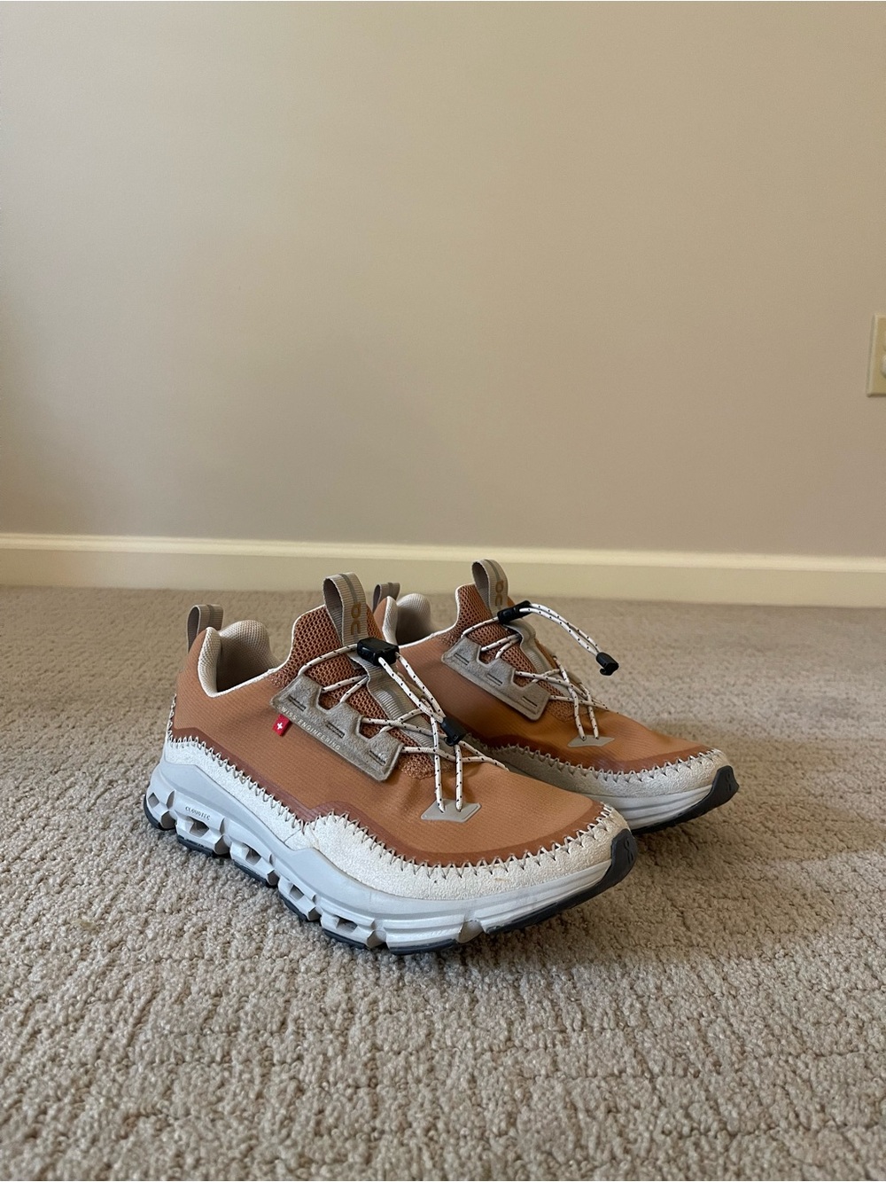 ON Women’s Sneakers in Tan and White